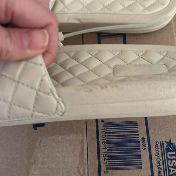 APL | Women's Lusso Slide Sandal in Sea Salt | 6 - Picture 10 of 10